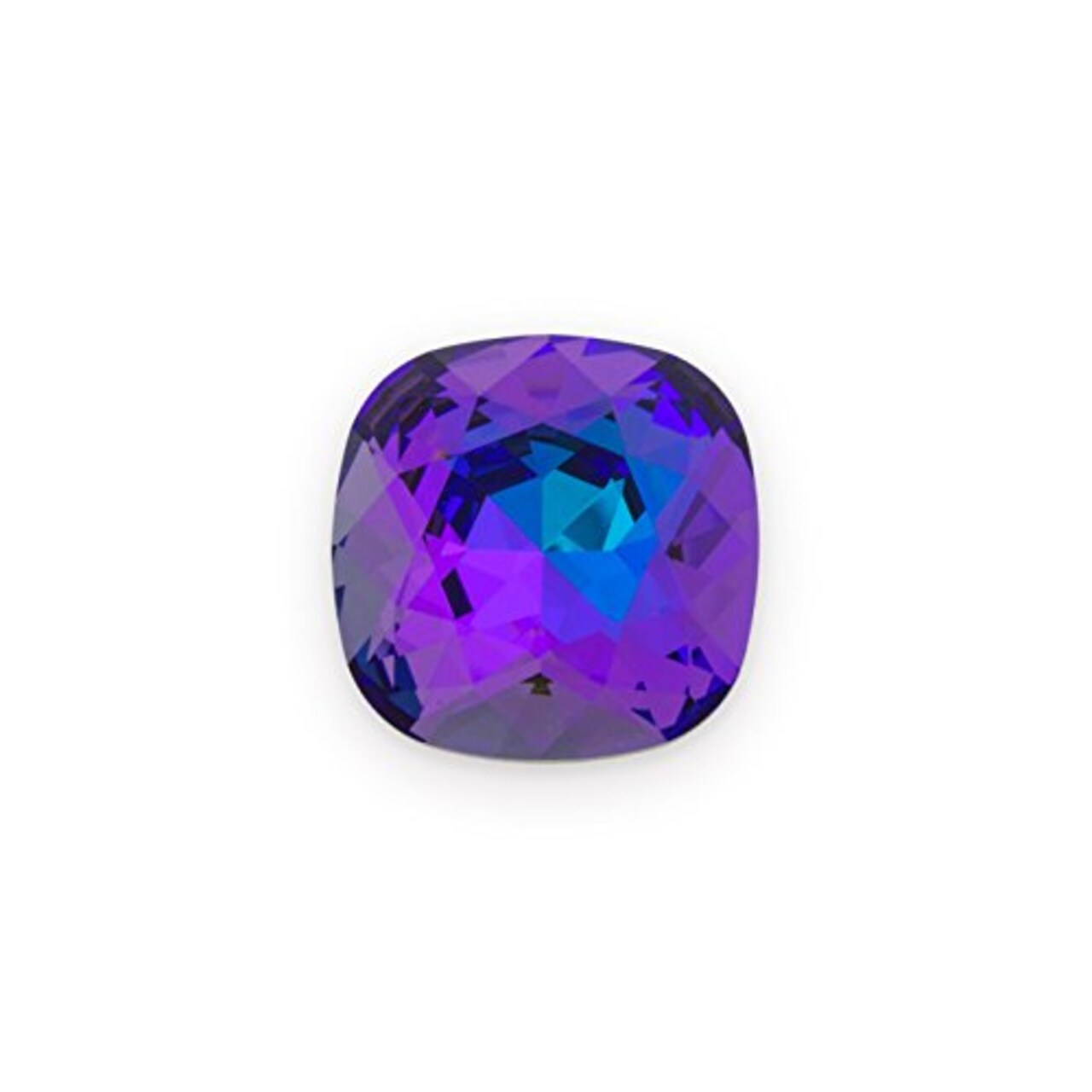Swarovski 4470 18mm Crystal Heliotrope Cushion Cut Square Fancy Stone